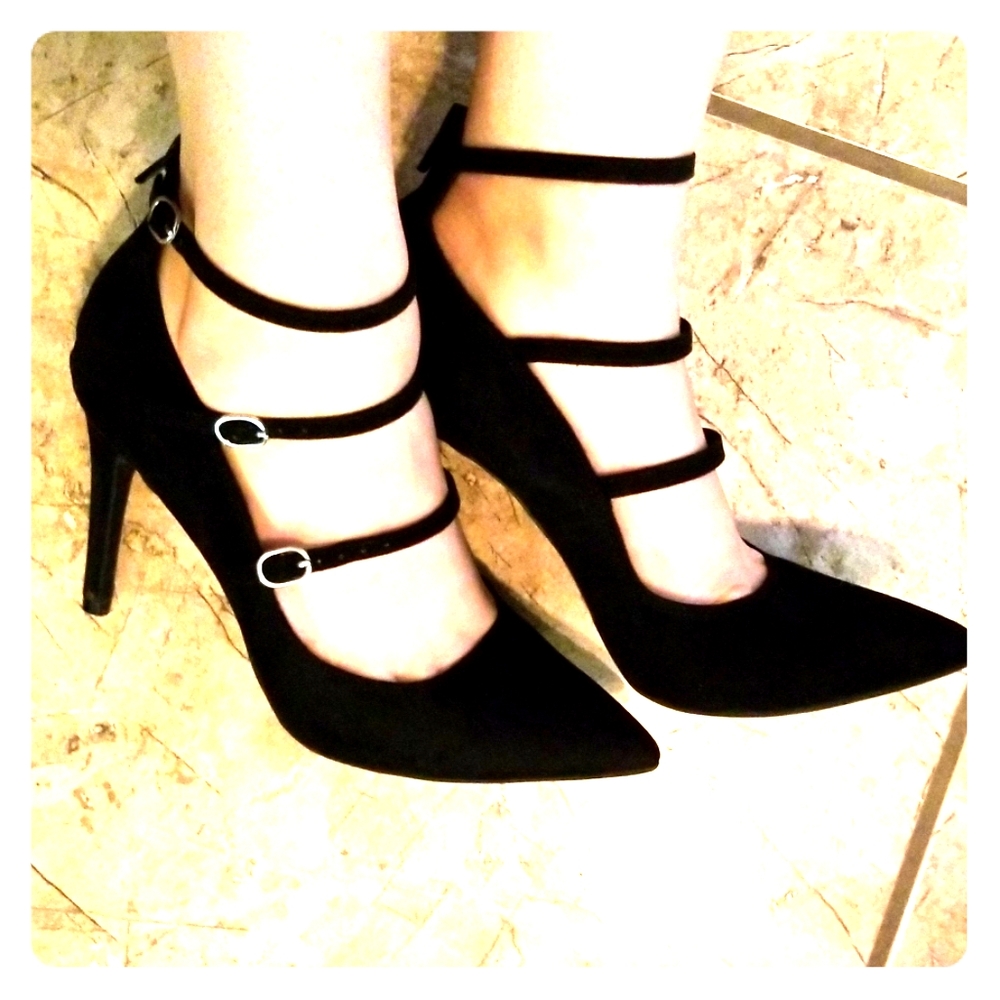 Black heels